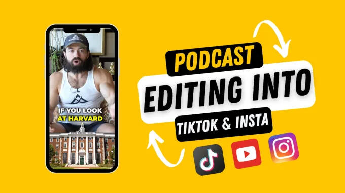 3) Podcast Reel edits: